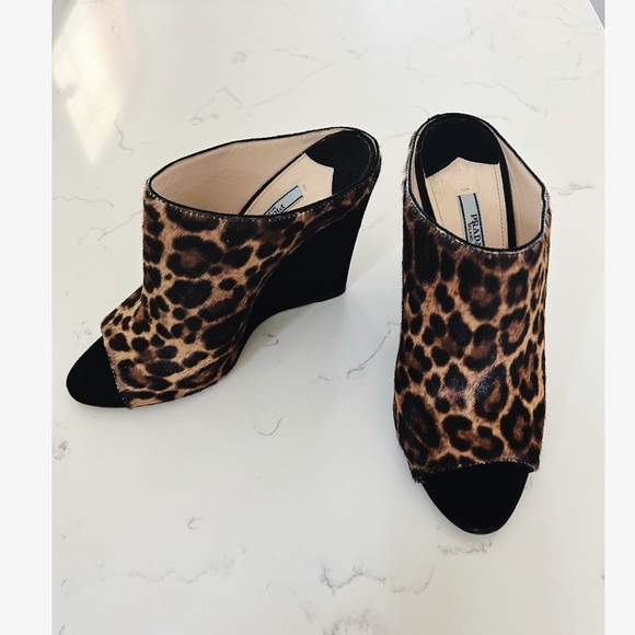 Prada
Leopard-Print Combo Wedge Slide - Picture 4 of 7